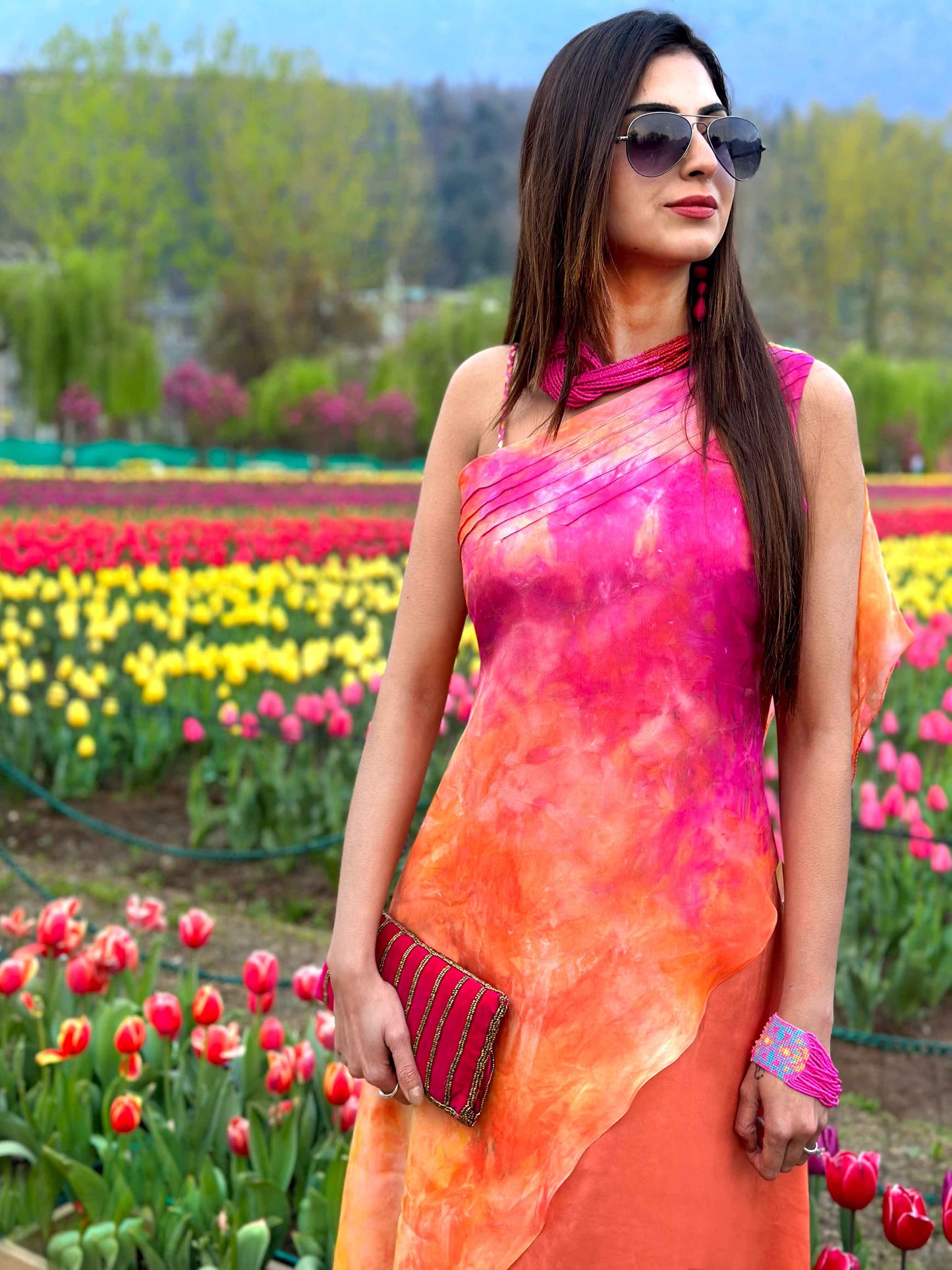 IVANNA PARISIAN PASSION PURE CHIFFON DRESS