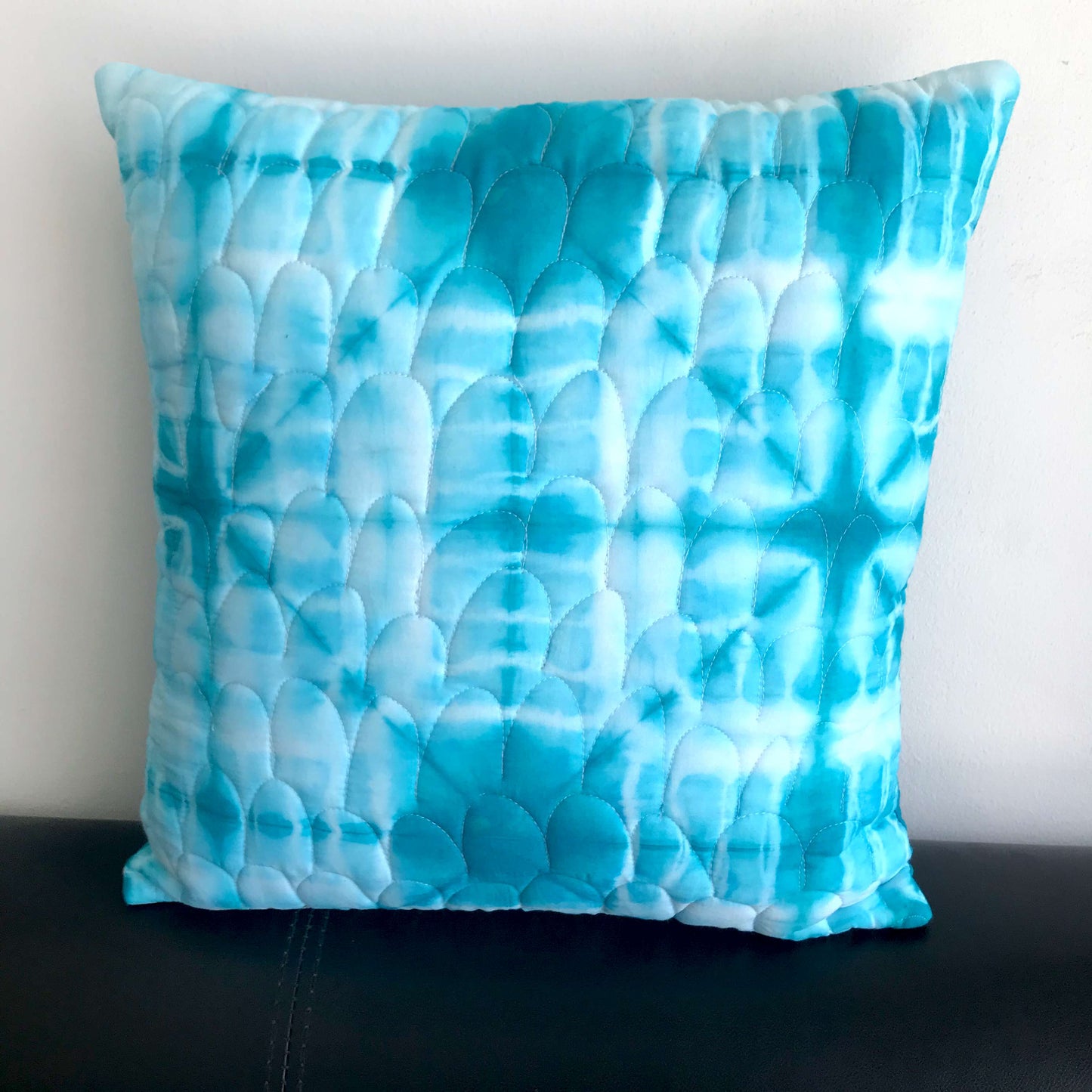 CLEMENTINE COLOUR CASCADE SHIBORI QUILTED CUSHION COVER SET