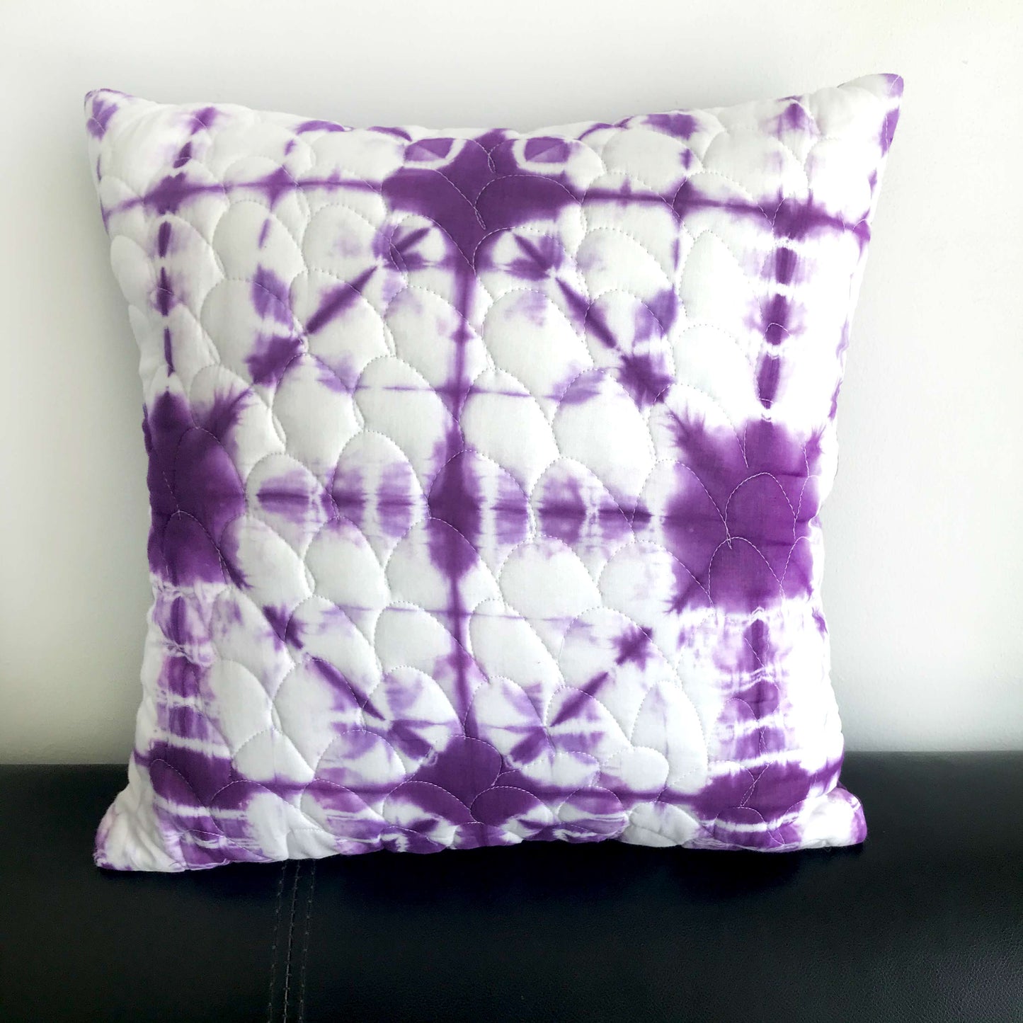CLEMENTINE COLOUR CASCADE SHIBORI QUILTED CUSHION COVER SET