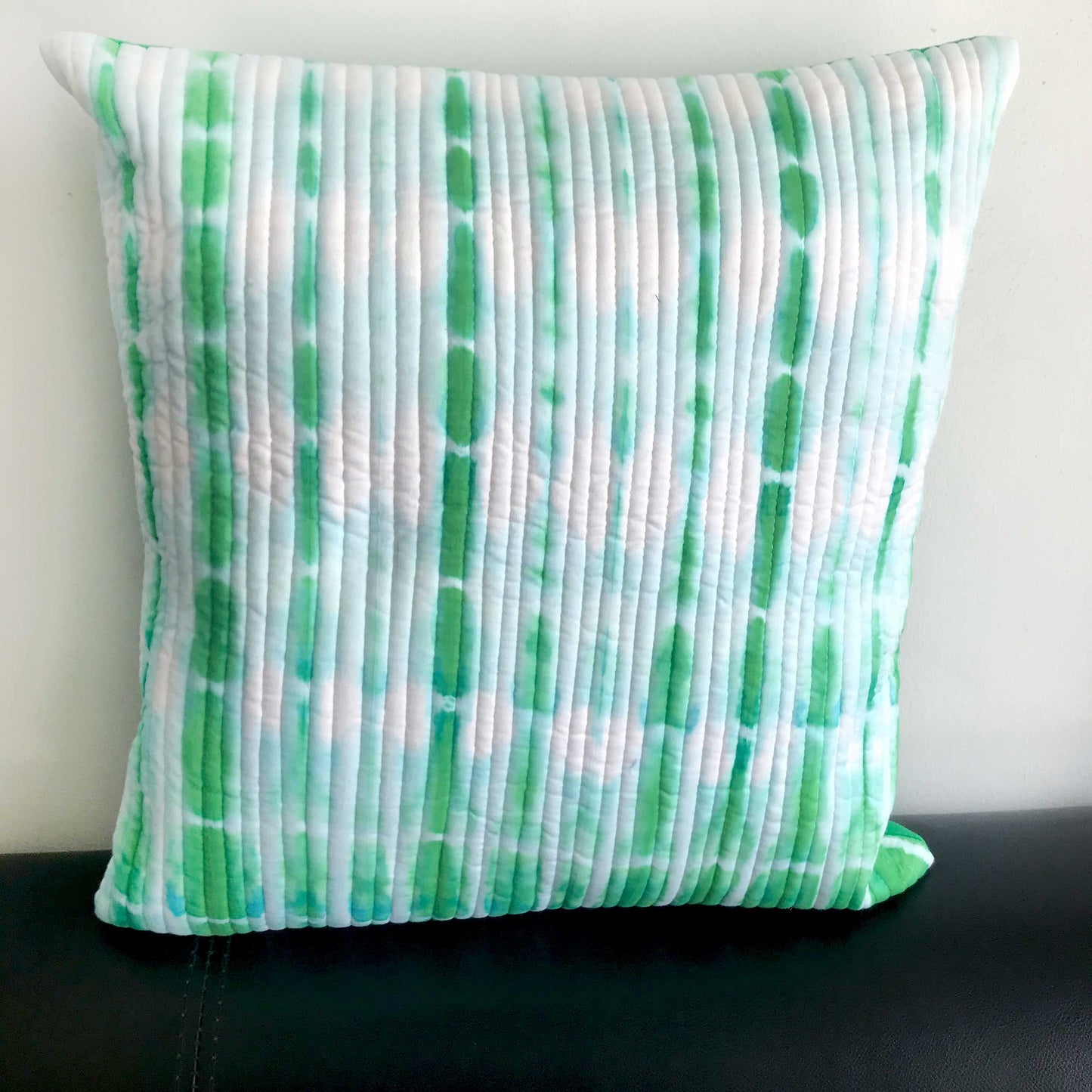 CLEMENTINE COLOUR CASCADE SHIBORI QUILTED CUSHION COVER SET
