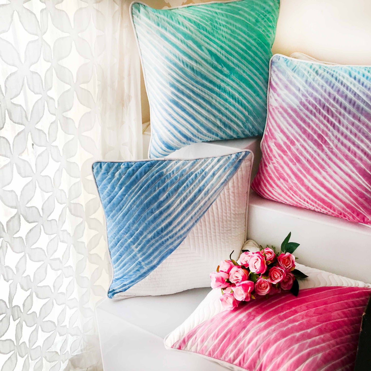 FRAN SHIBORI SHABANG CUSHION COVER SET