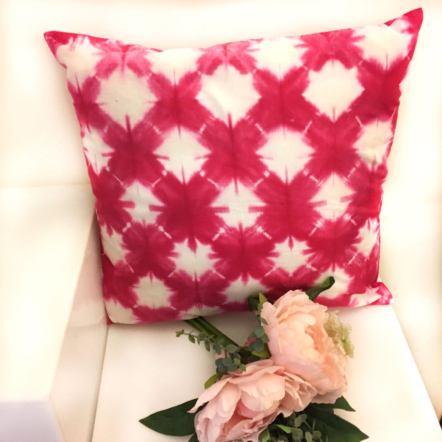 VICKY LOVE ALWAYS SHIBORI SHABANG CUSHION COVER SET