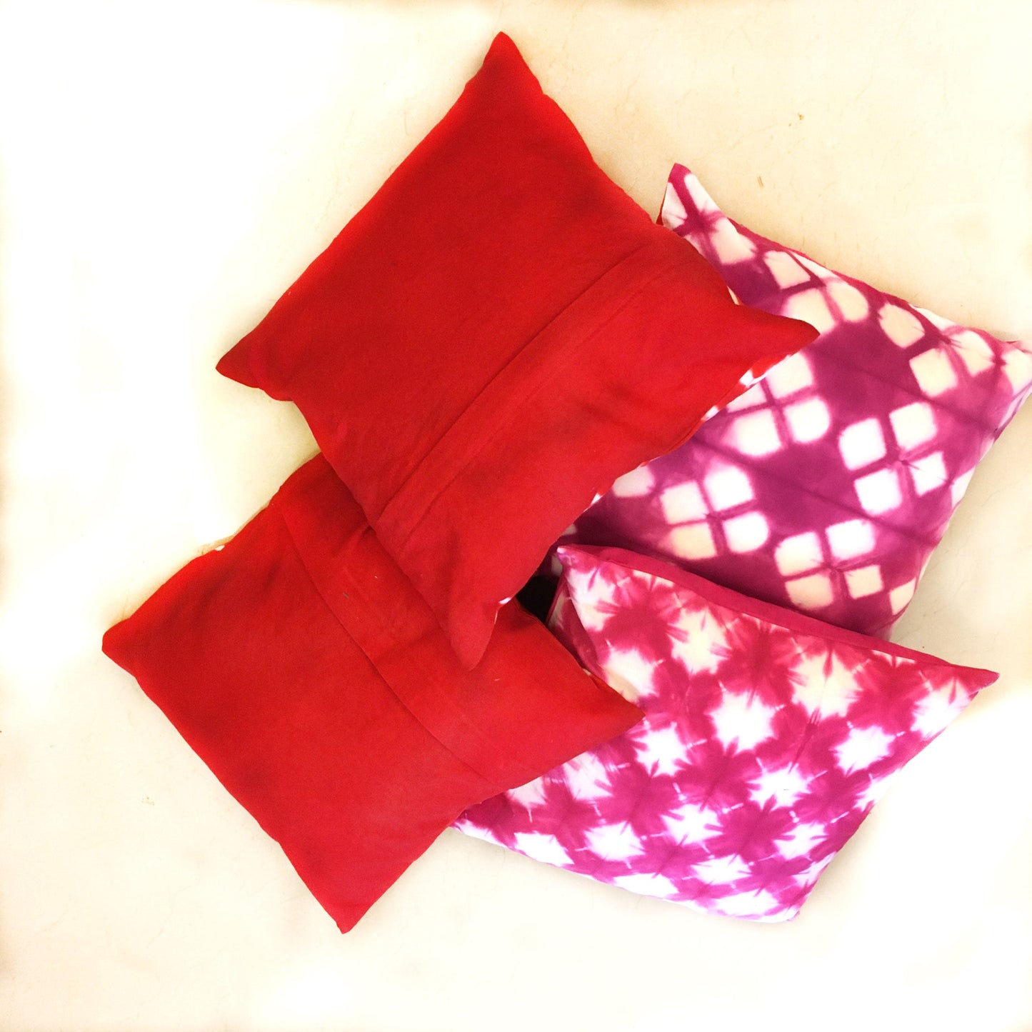VICKY LOVE ALWAYS SHIBORI SHABANG CUSHION COVER SET