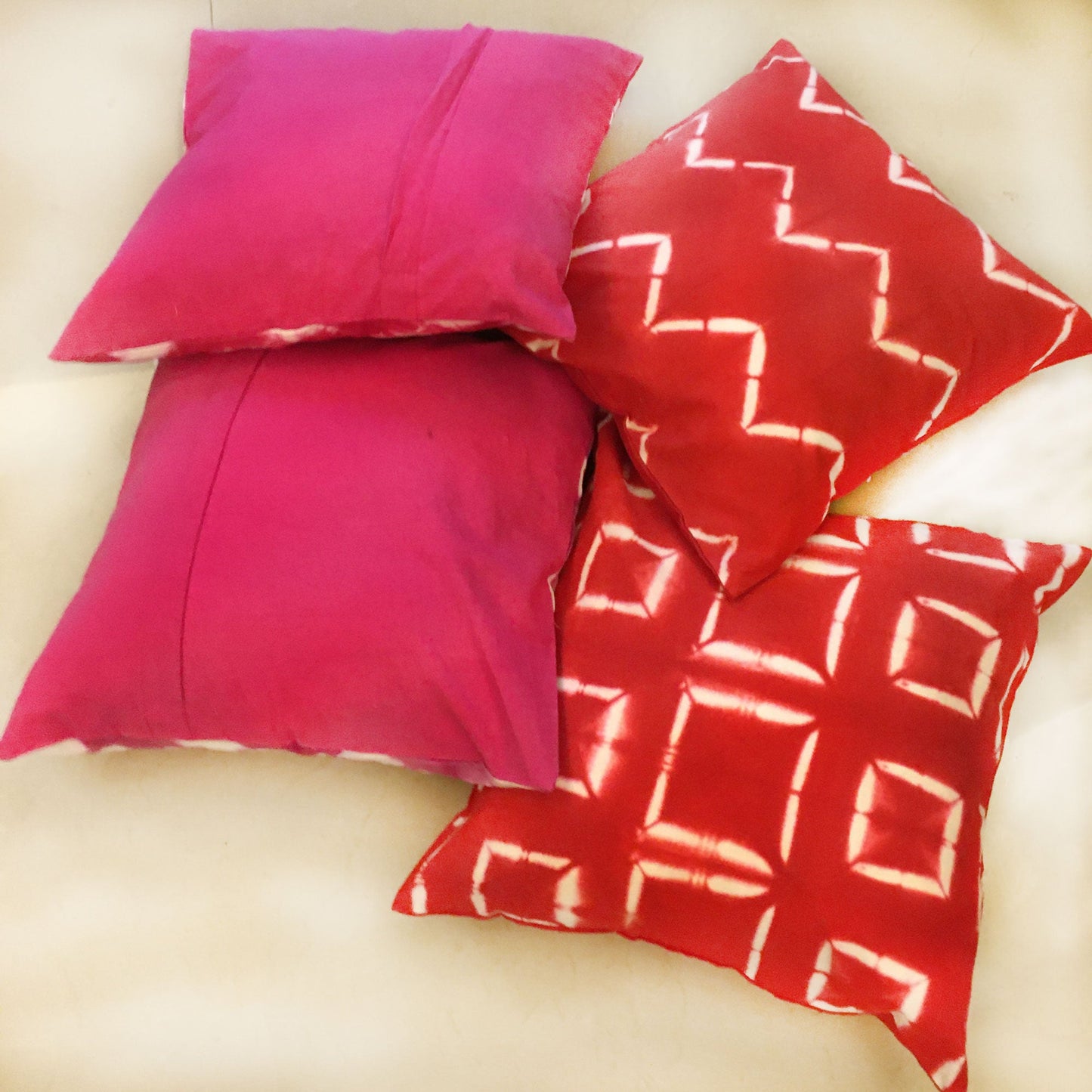 VICKY LOVE ALWAYS SHIBORI SHABANG CUSHION COVER SET