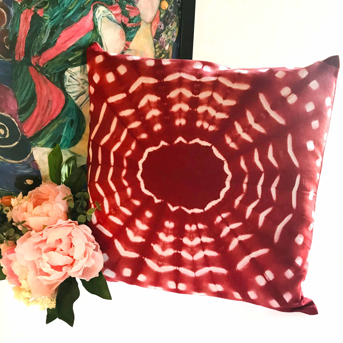 EMALIE SALZBURG SPRING SHIBORI CUSHION COVER SET