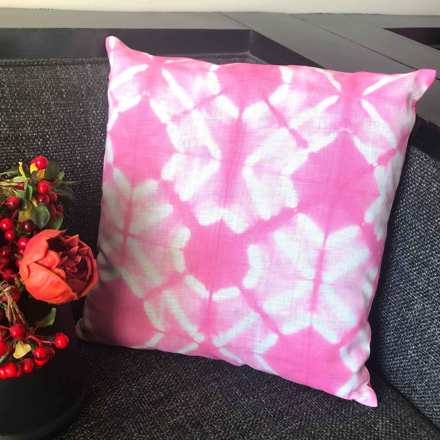 EDVINA BOUQUET SHIBORI CUSHION COVER SET