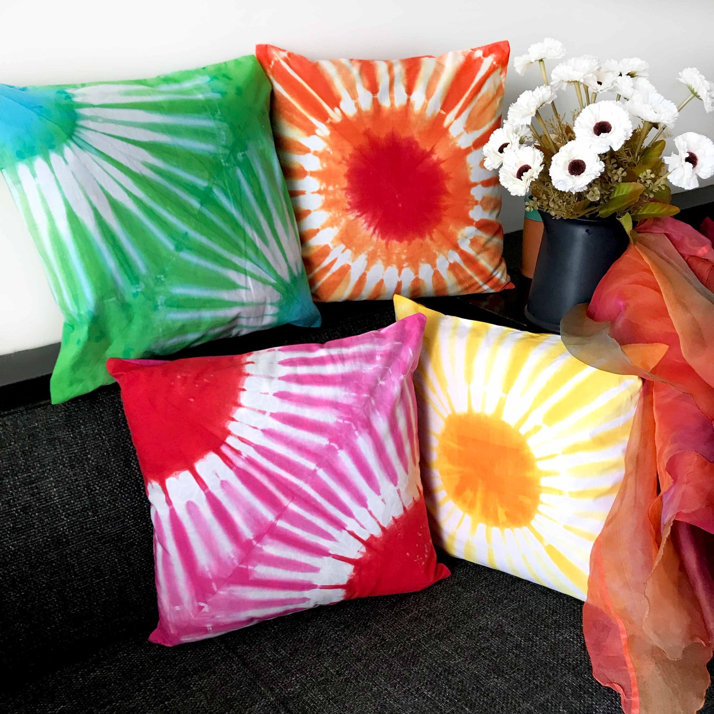 FREIDA SHIBORI SHABANG CUSHION COVER SET