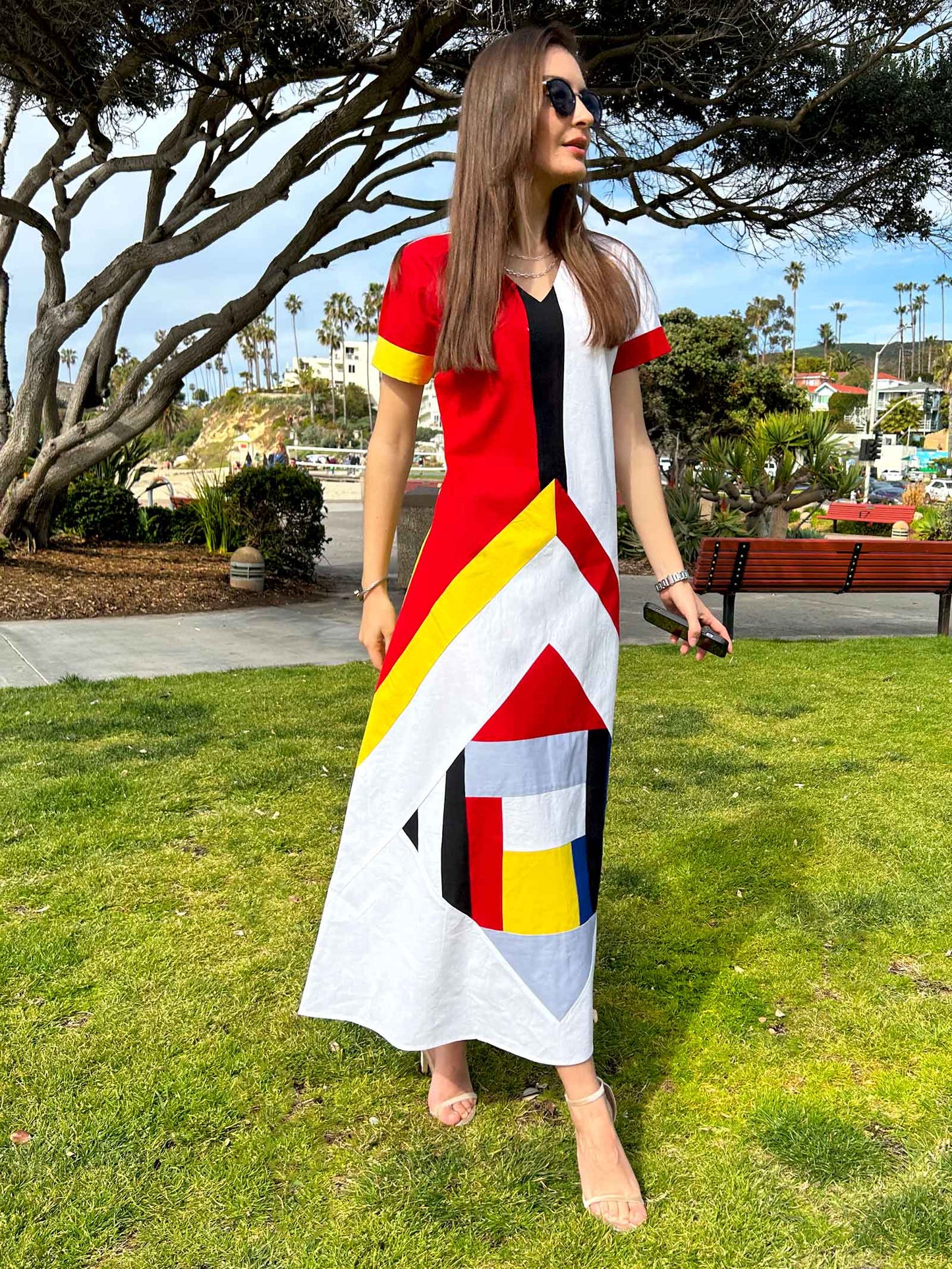 Side view of the dress