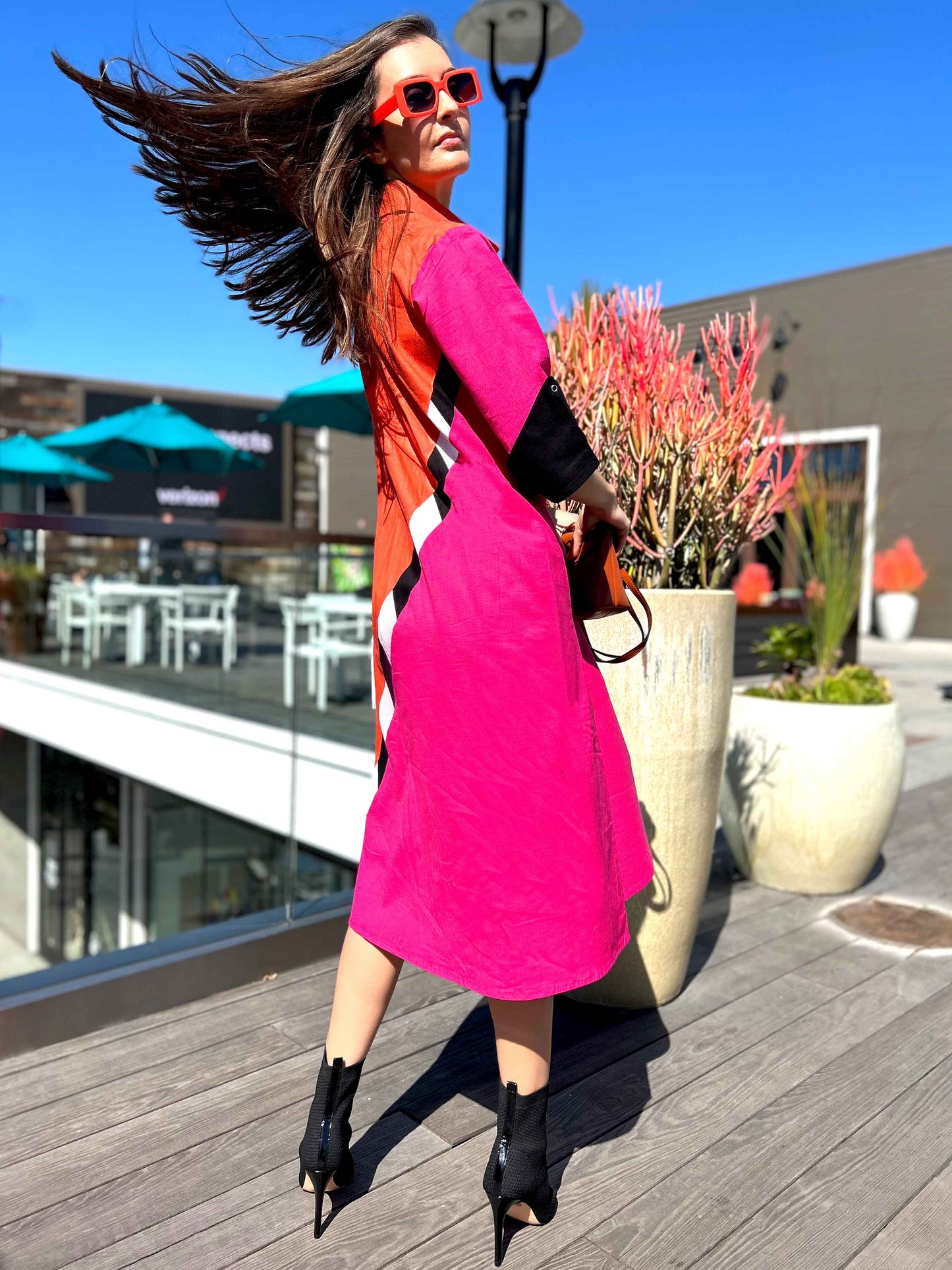 Back view of the dress