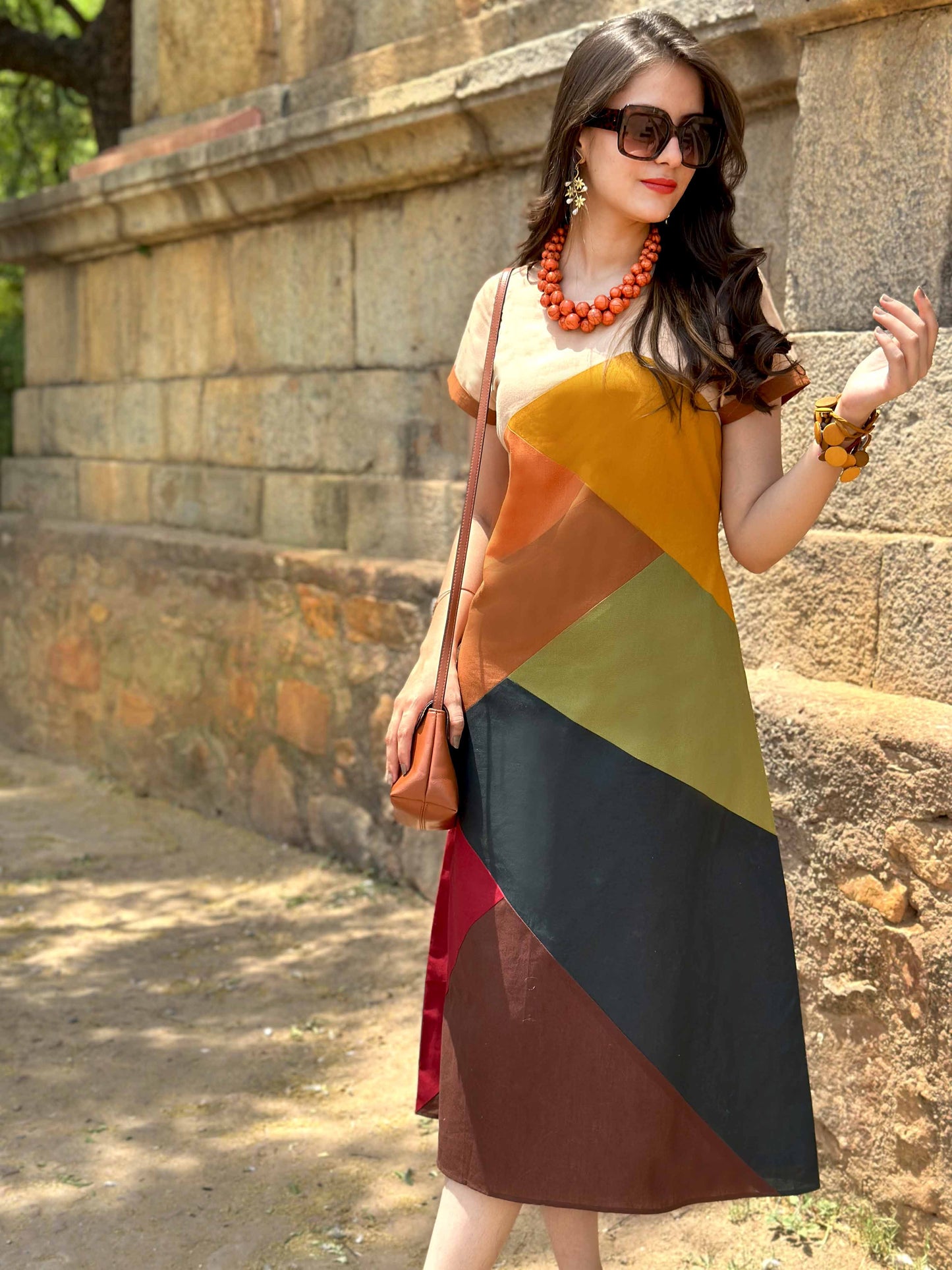 Close up view of the dress