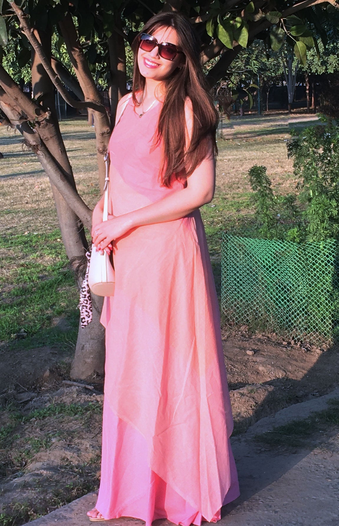NATASHA LOVE ALWAYS HAND WOVEN COTTON DRESS