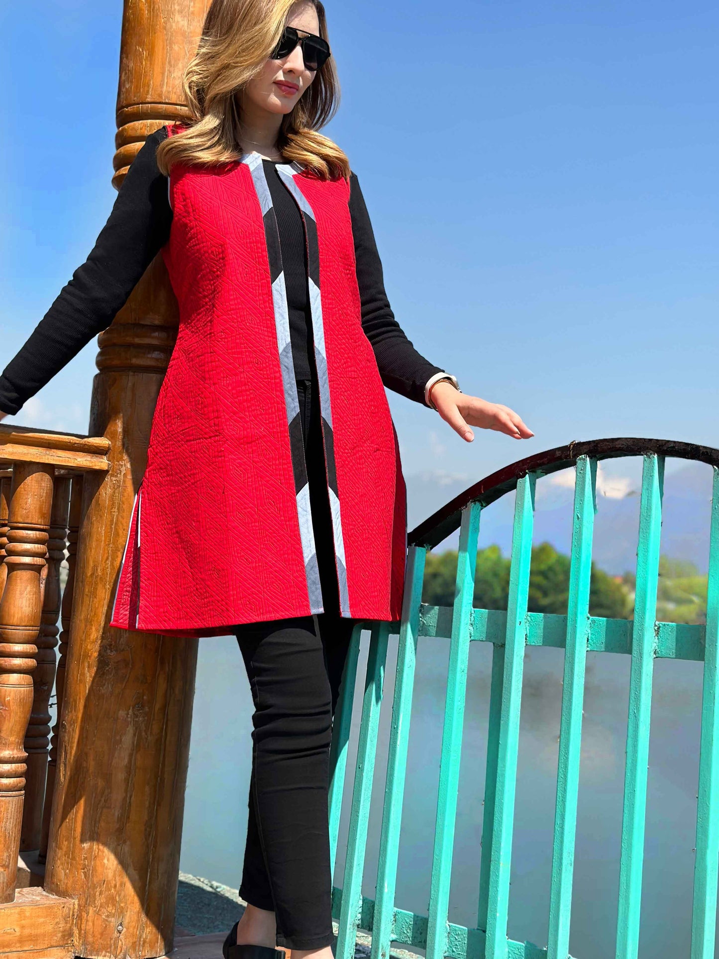 ELEANOR ENCHANTING KASHMIR HANDWOVEN COTTON JACKET