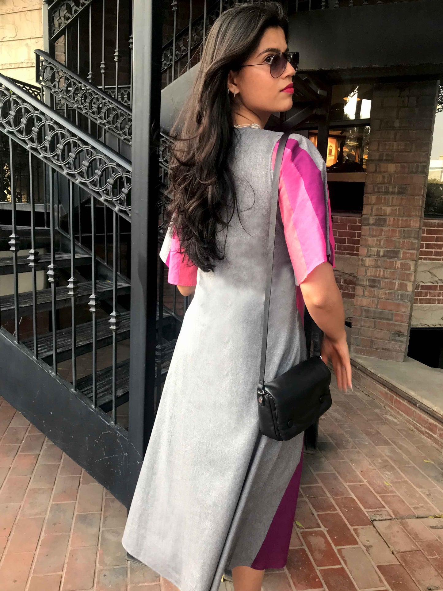 NIKITA LOVE ALWAYS HAND WOVEN COTTON DERBY DRESS