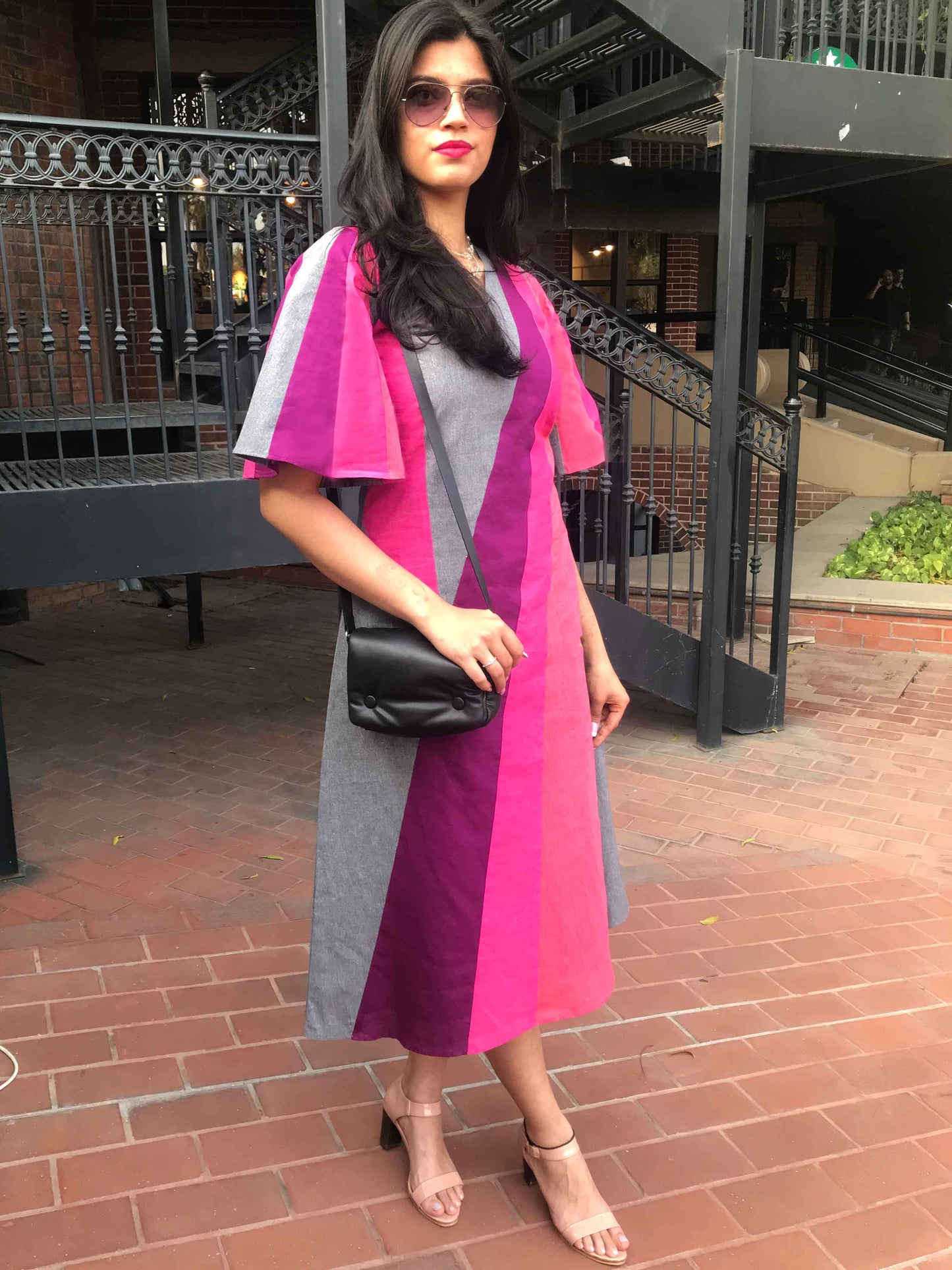 NIKITA LOVE ALWAYS HAND WOVEN COTTON DERBY DRESS