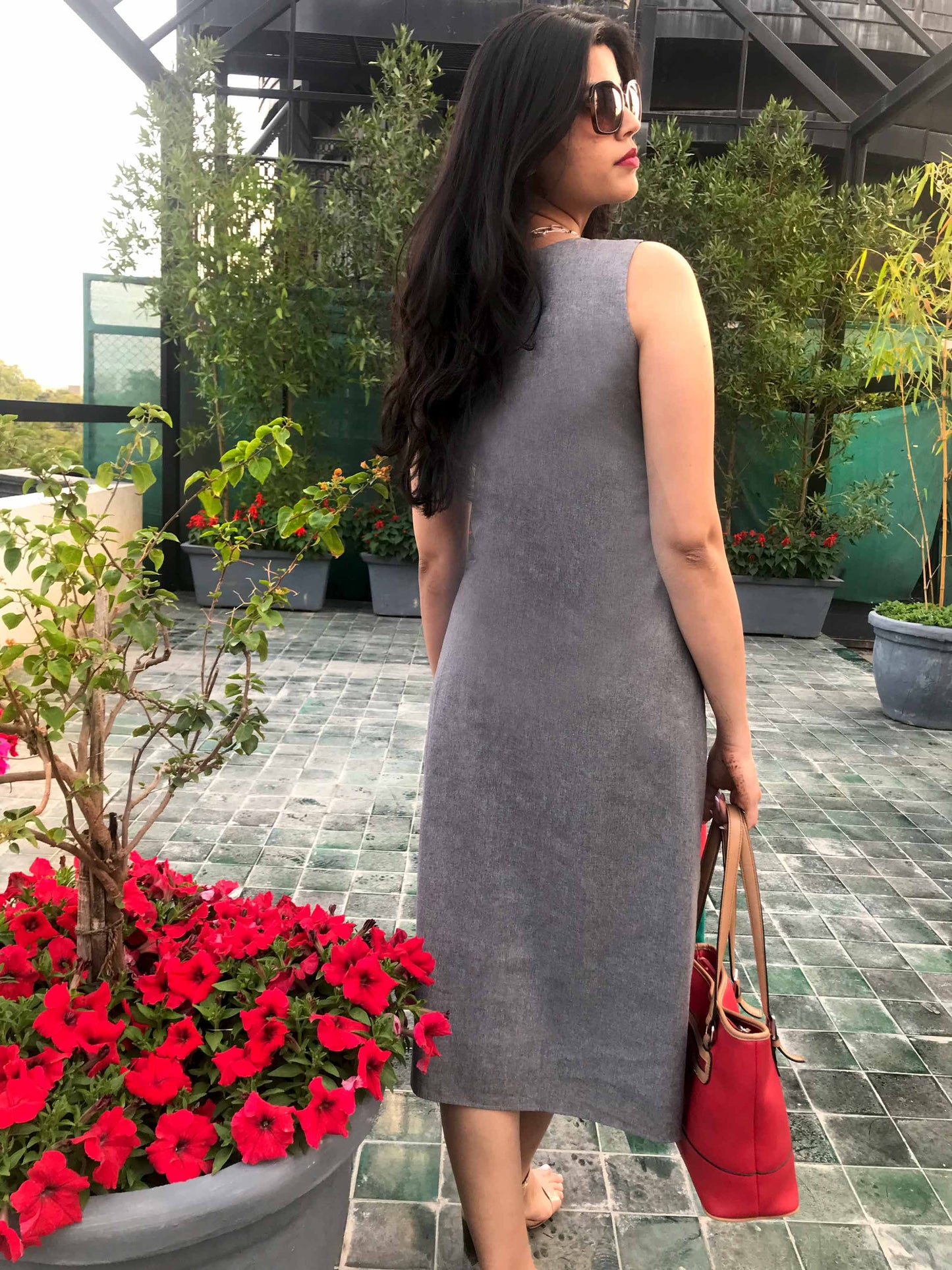 NADINE LOVE ALWAYS HAND WOVEN COTTON DERBY DRESS