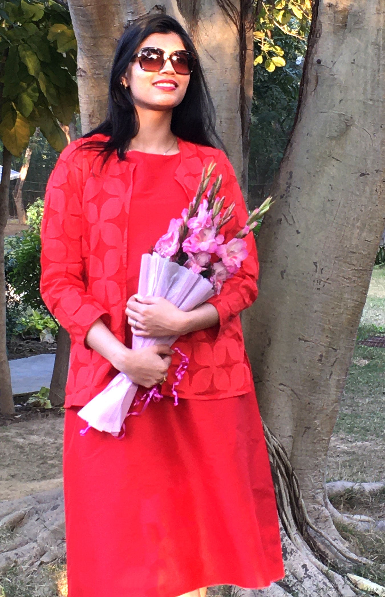 NYLA LOVE ALWAYS HAND WOVEN COTTON DRESS