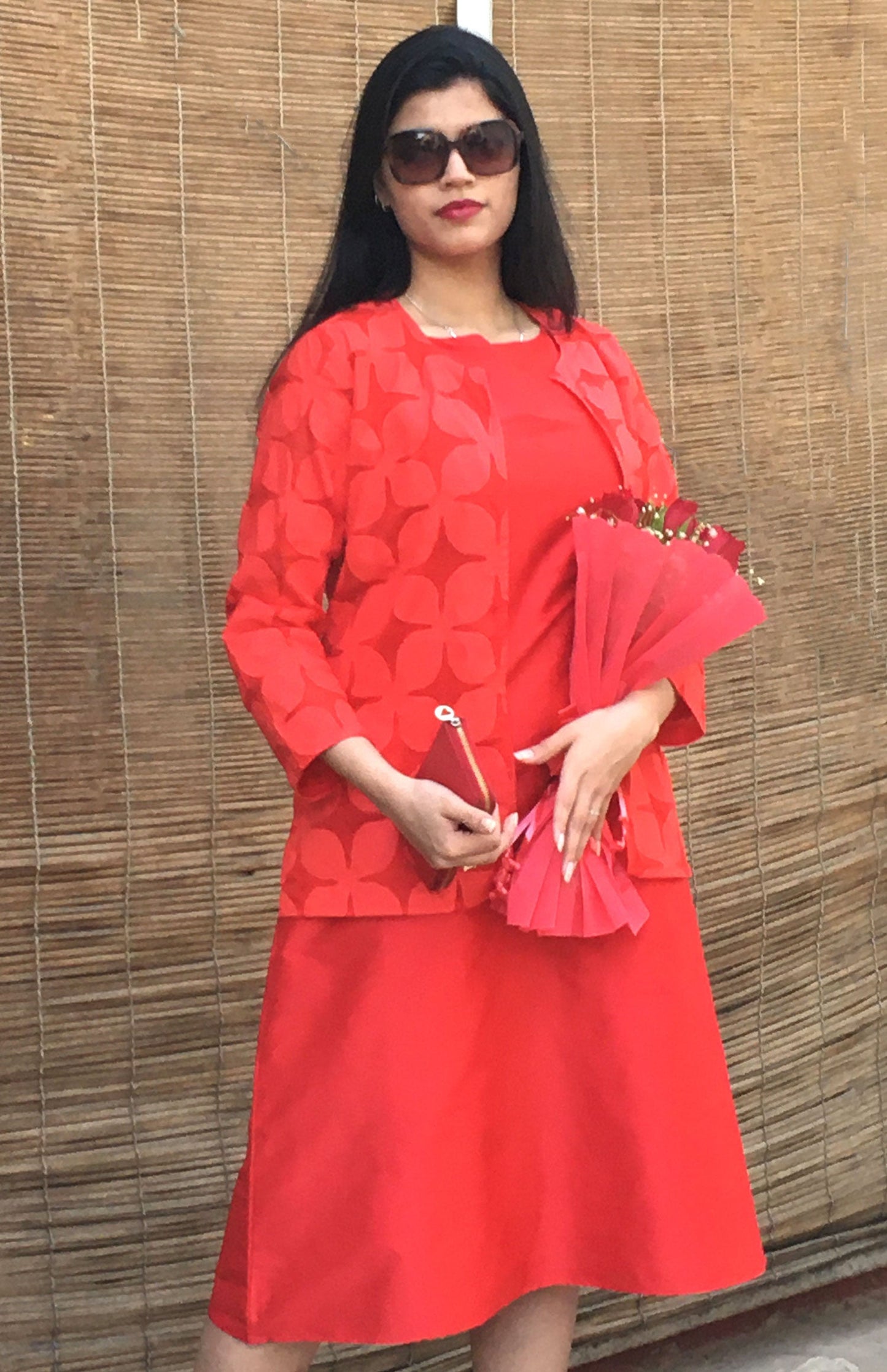 NYLA LOVE ALWAYS HAND WOVEN COTTON DRESS