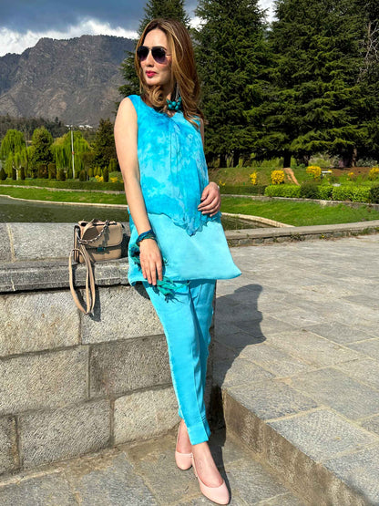 IRENE PARISIAN PASSION PURE CHIFFON TUNIC SET