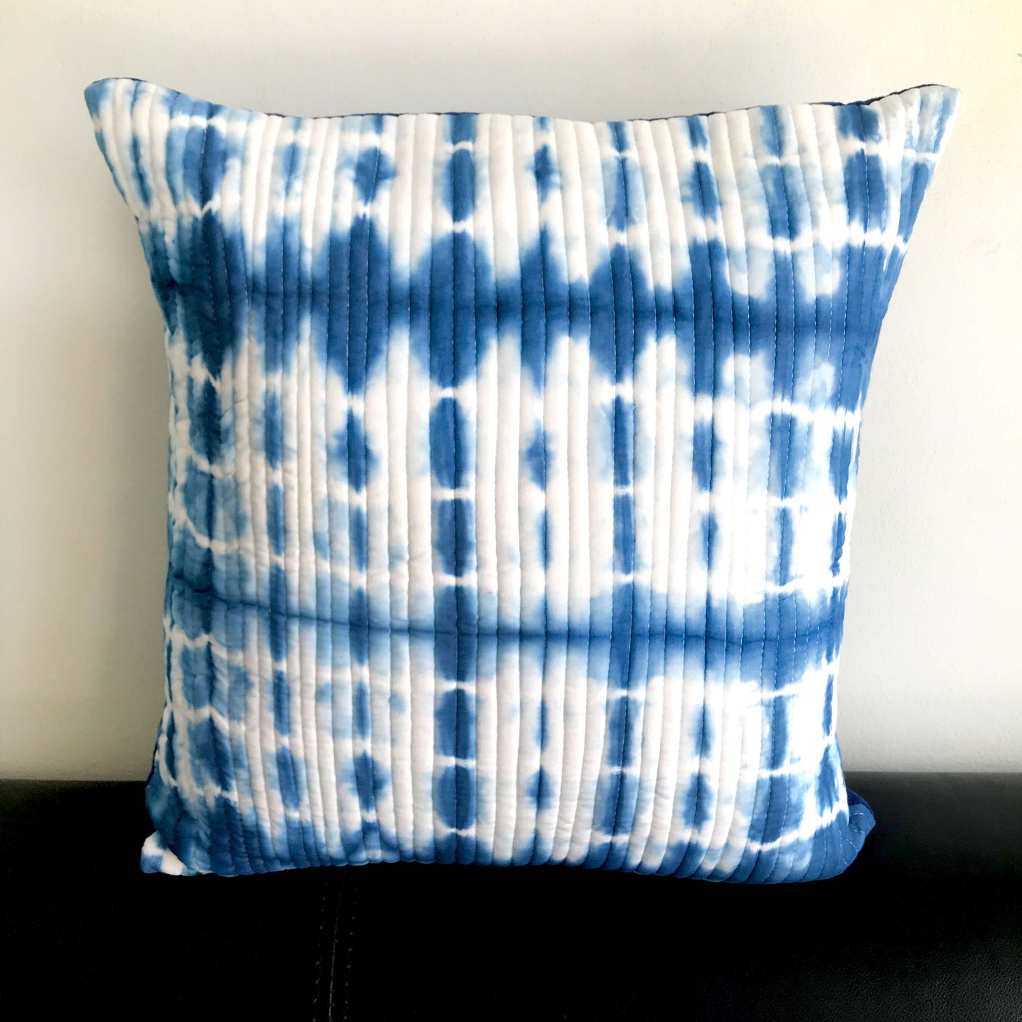 CLEMENTINE COLOUR CASCADE SHIBORI QUILTED CUSHION COVER SET