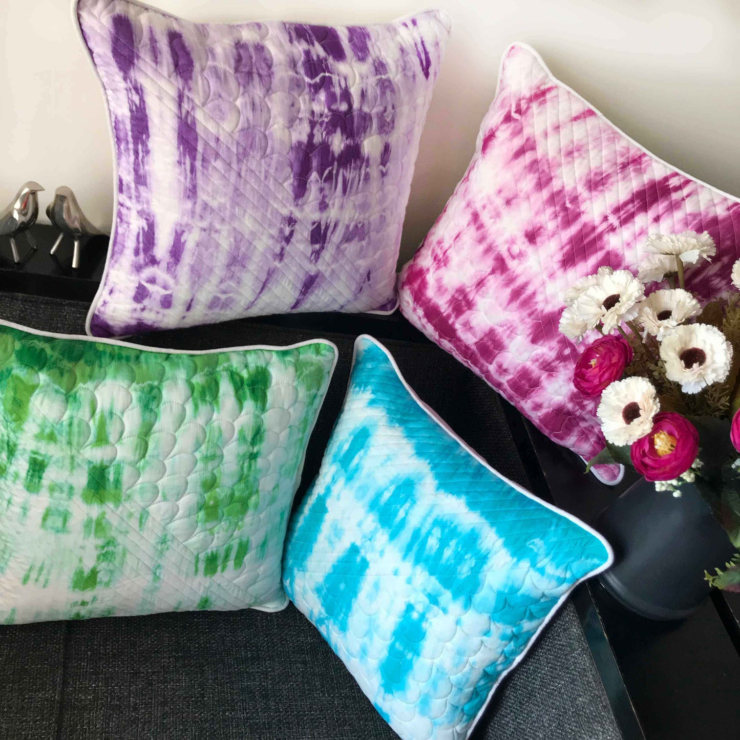FINLEY SHIBORI SHABANG CUSHION COVER SET