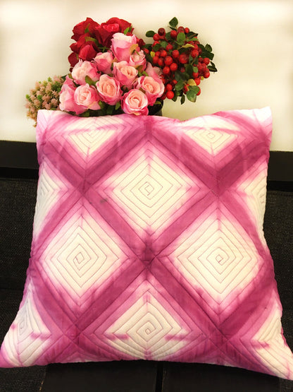 VONITA LOVE ALWAYS SHIBORI QUILTED CUSHION COVER SET