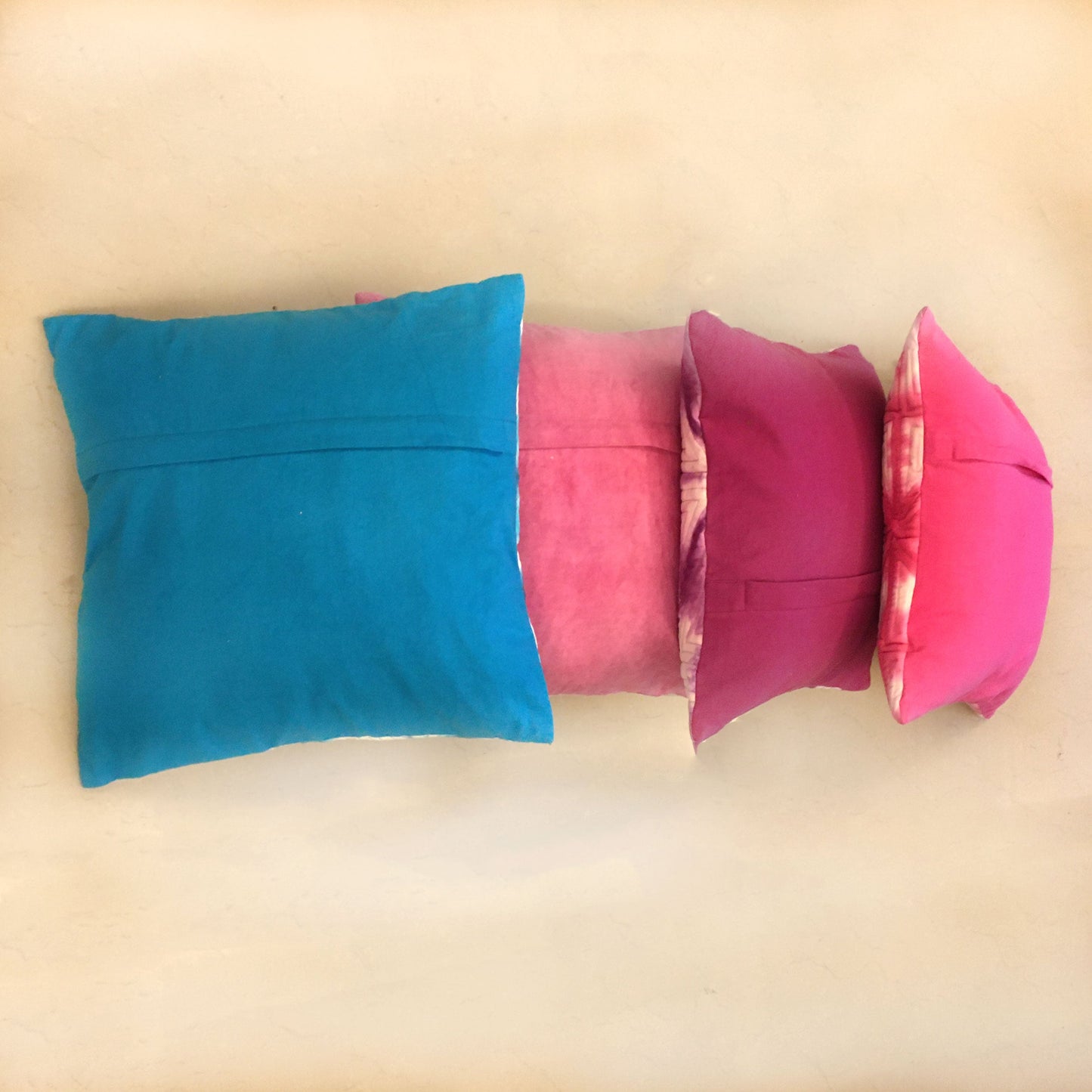 VONITA LOVE ALWAYS SHIBORI QUILTED CUSHION COVER SET
