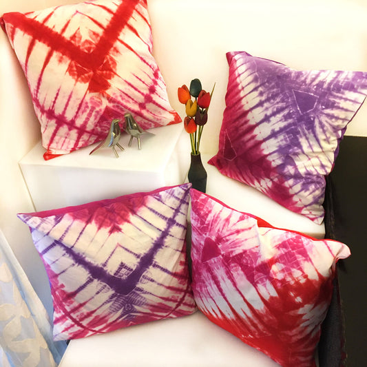 VIANKA LOVE ALWAYS SHIBORI SHABANG CUSHION COVER SET