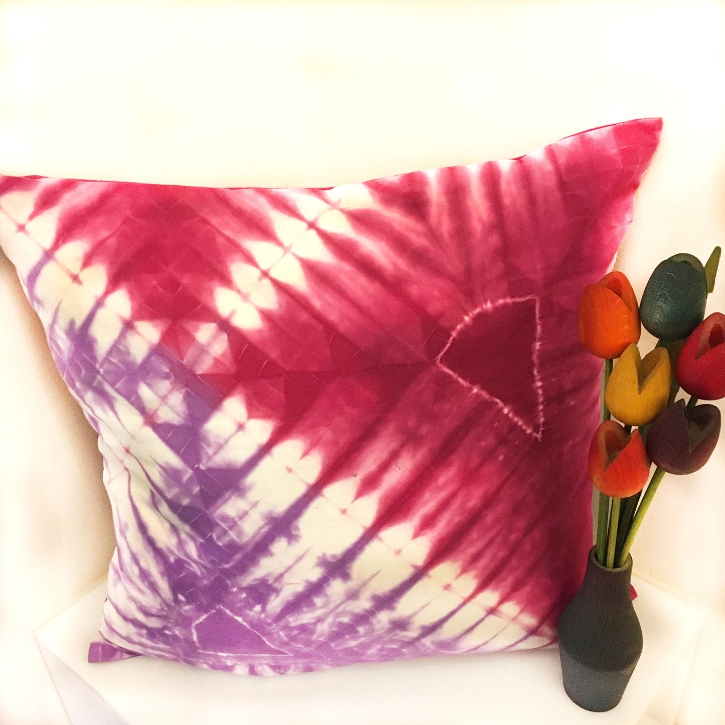 VIANKA LOVE ALWAYS SHIBORI SHABANG CUSHION COVER SET