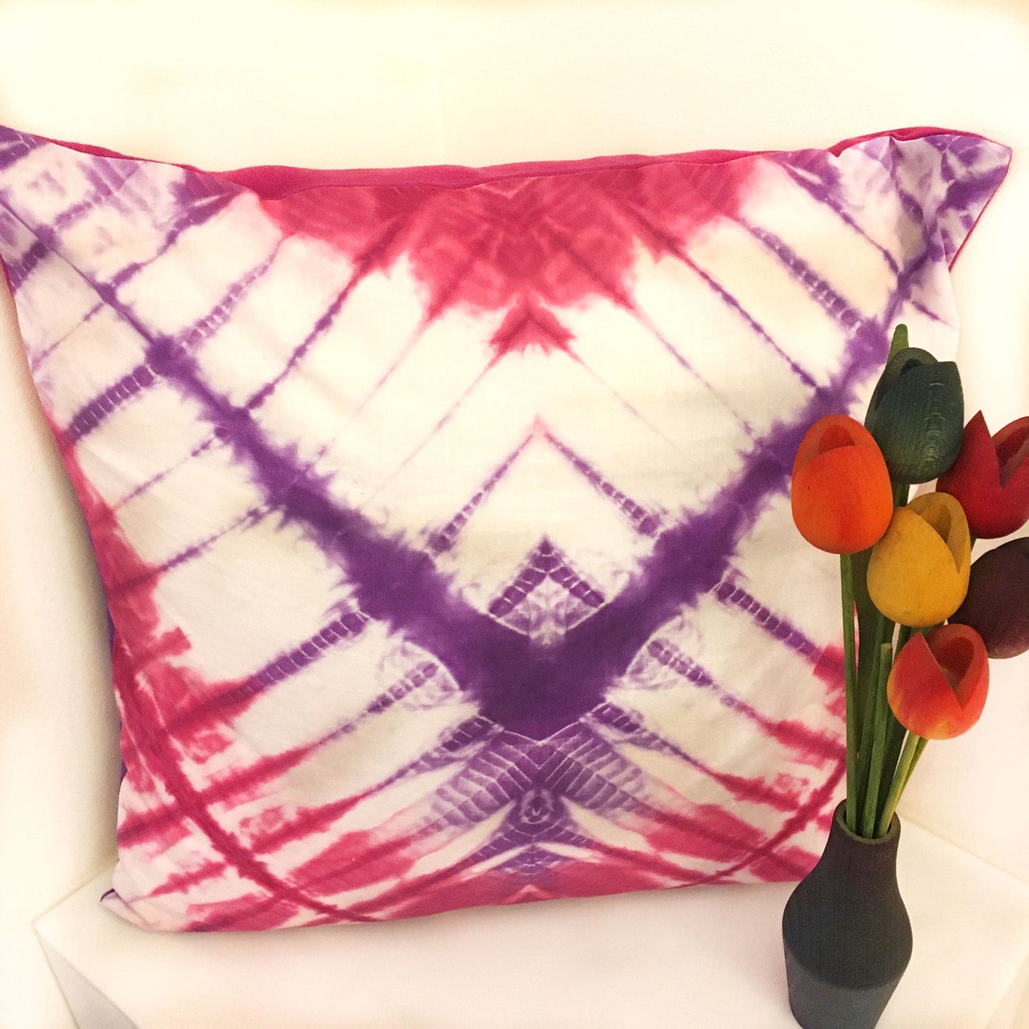 VIANKA LOVE ALWAYS SHIBORI SHABANG CUSHION COVER SET