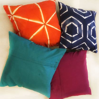 VIRGINIA LOVE ALWAYS SHIBORI SHABANG CUSHION COVER SET