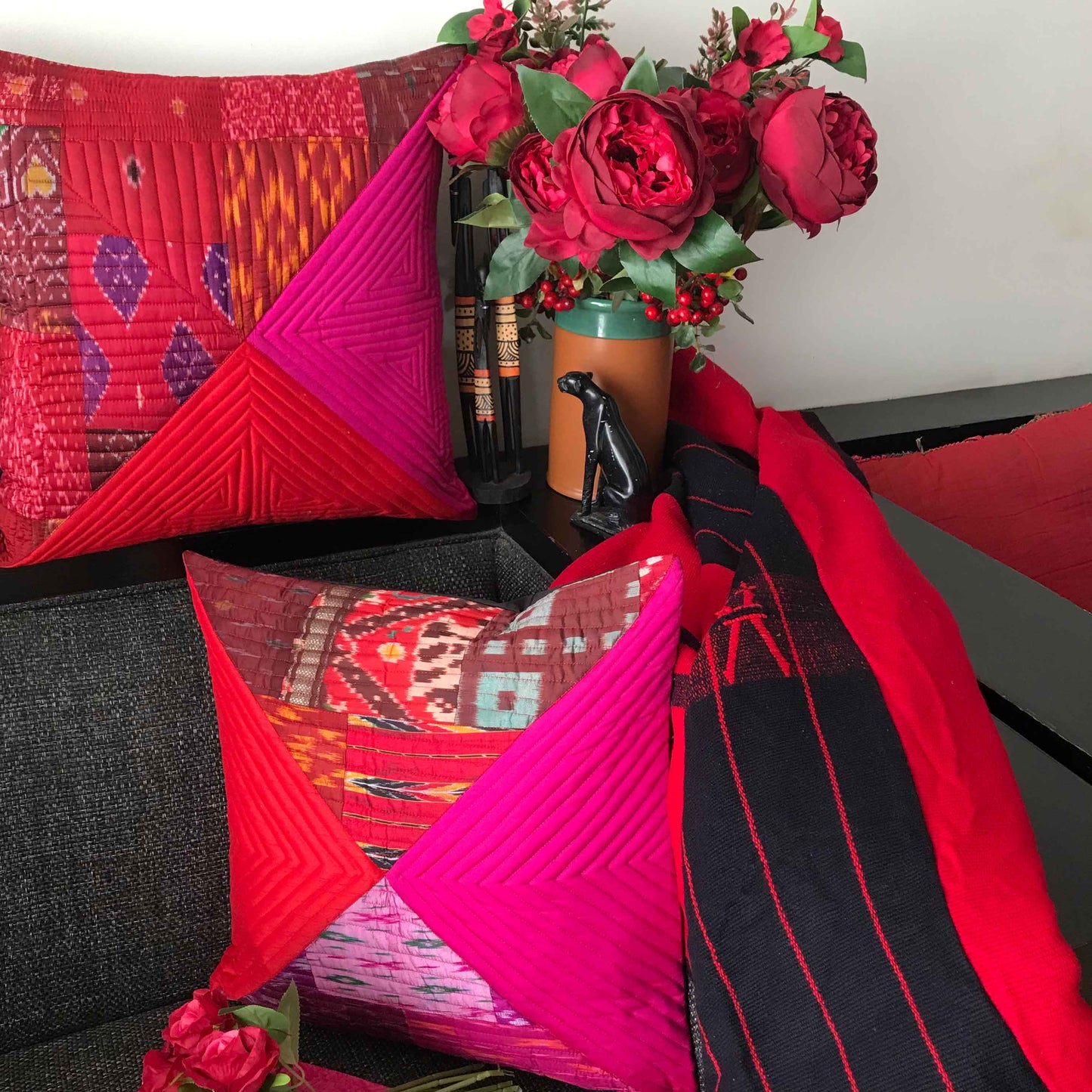 MILEY MURANO INSPIRED QUILTED CUSHION COVER SET