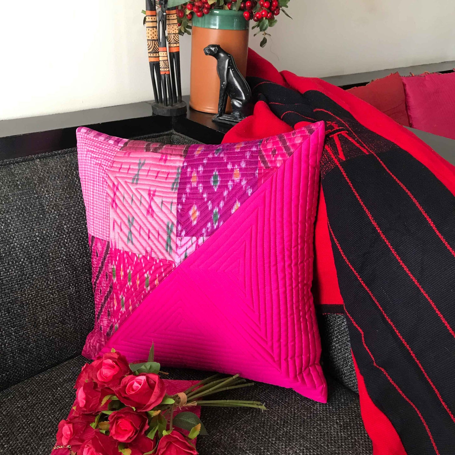 MILEY MURANO INSPIRED QUILTED CUSHION COVER SET