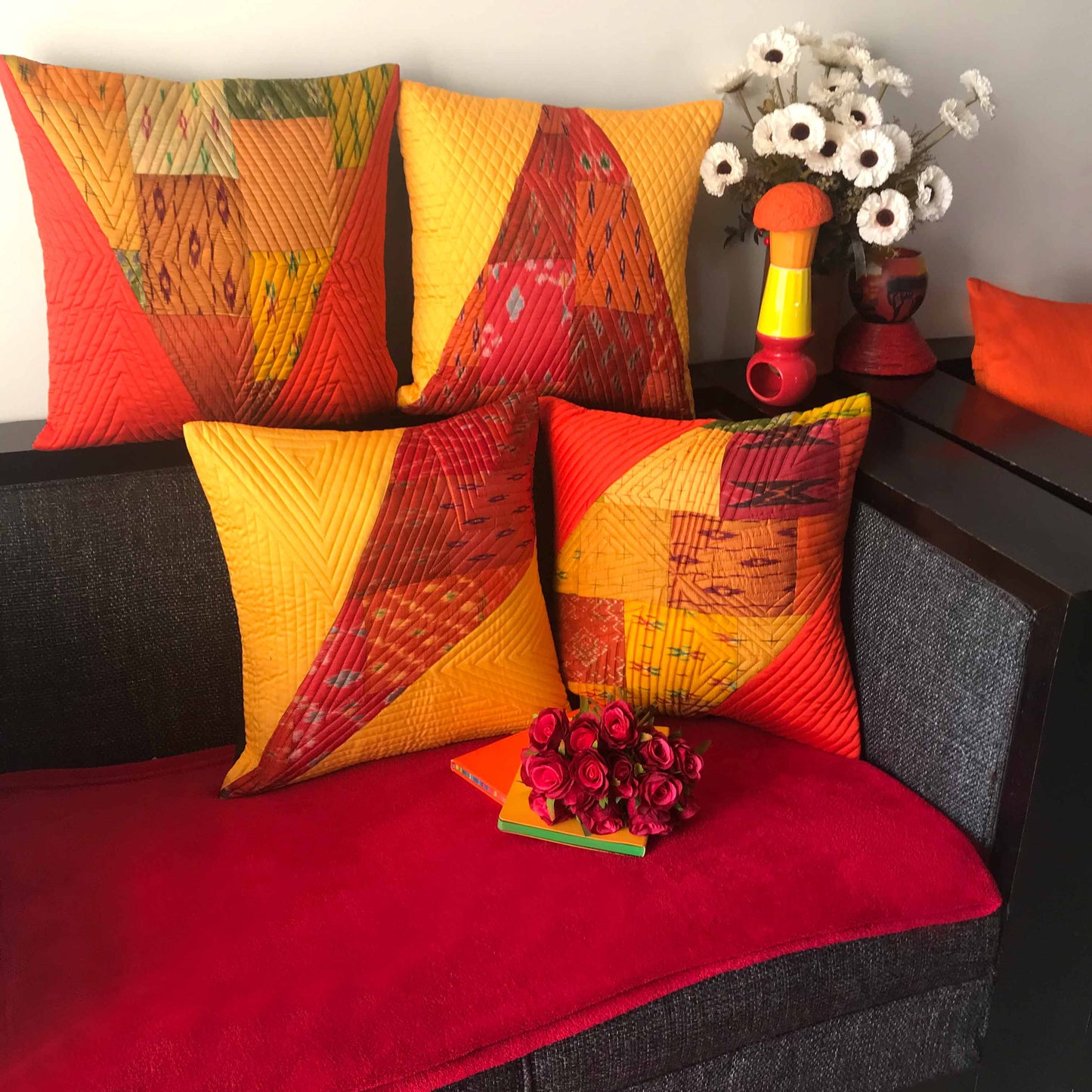 MACY MURANO INSPIRED QUILTED CUSHION COVER SET