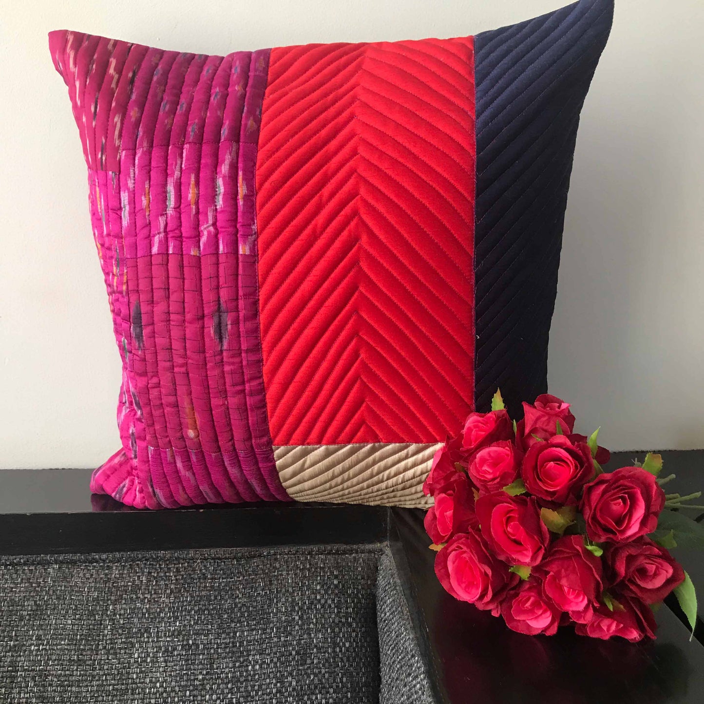 MALLORY MURANO INSPIRED QUILTED CUSHION COVER SET