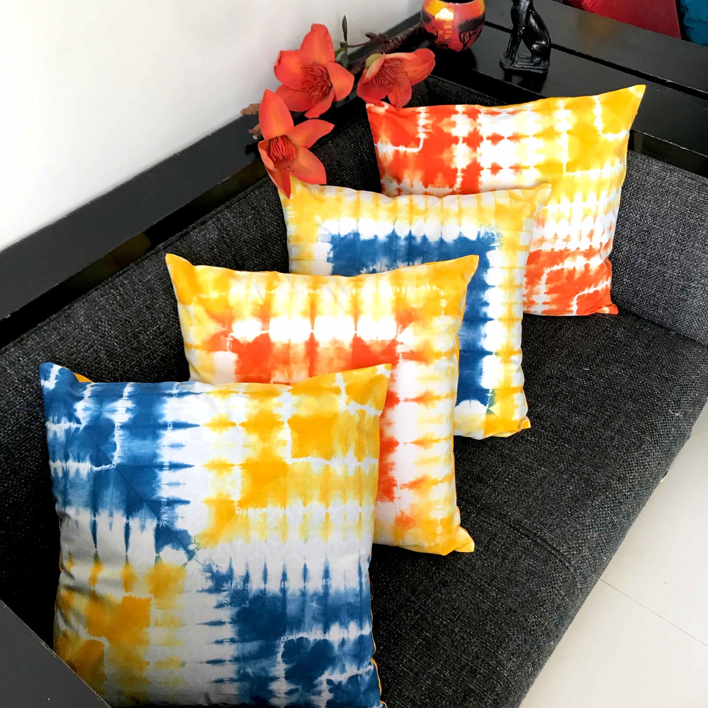 FIONA SHIBORI SHABANG CUSHION COVER SET