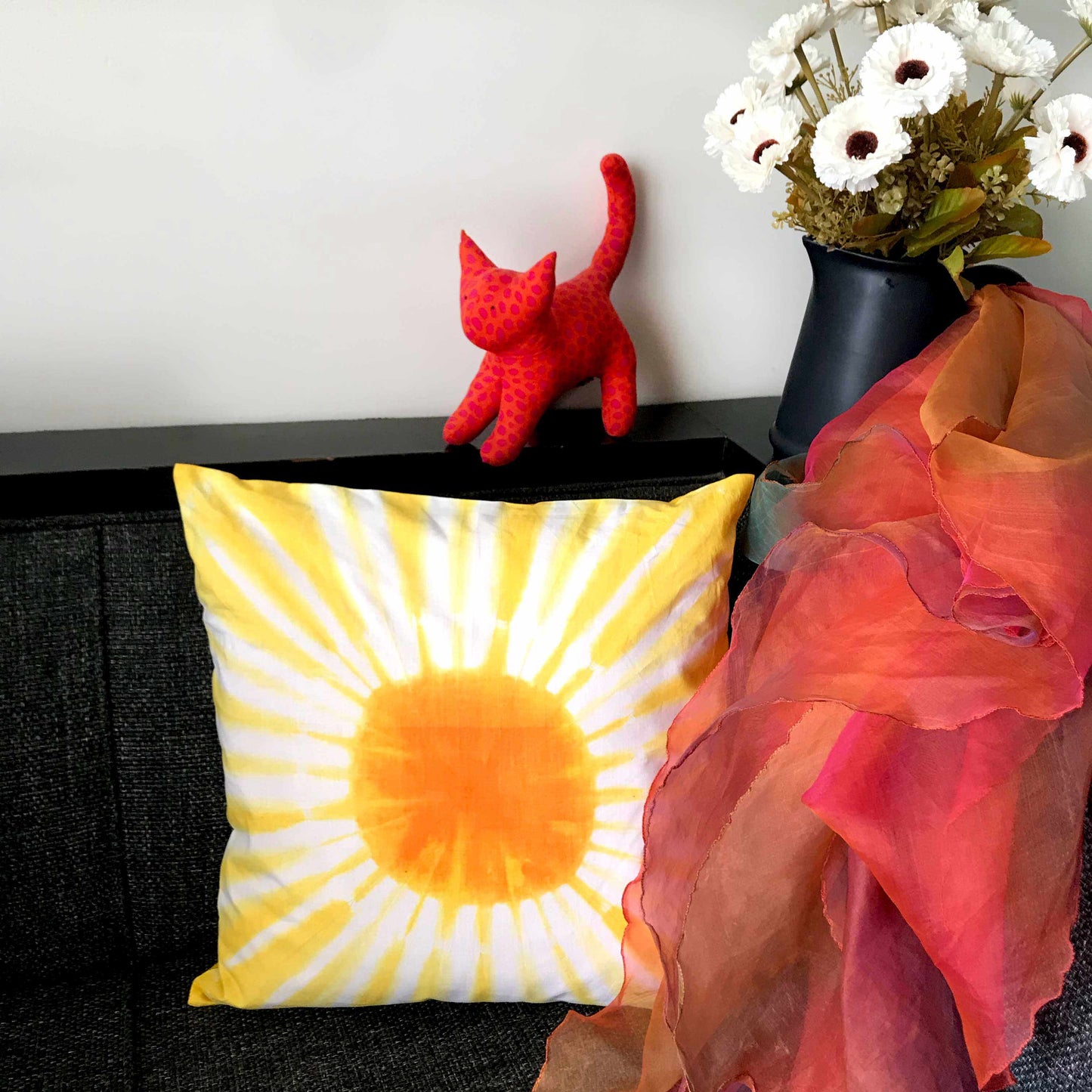 FLORA SHIBORI SHABANG 8-PIECE CUSHION COVER SET