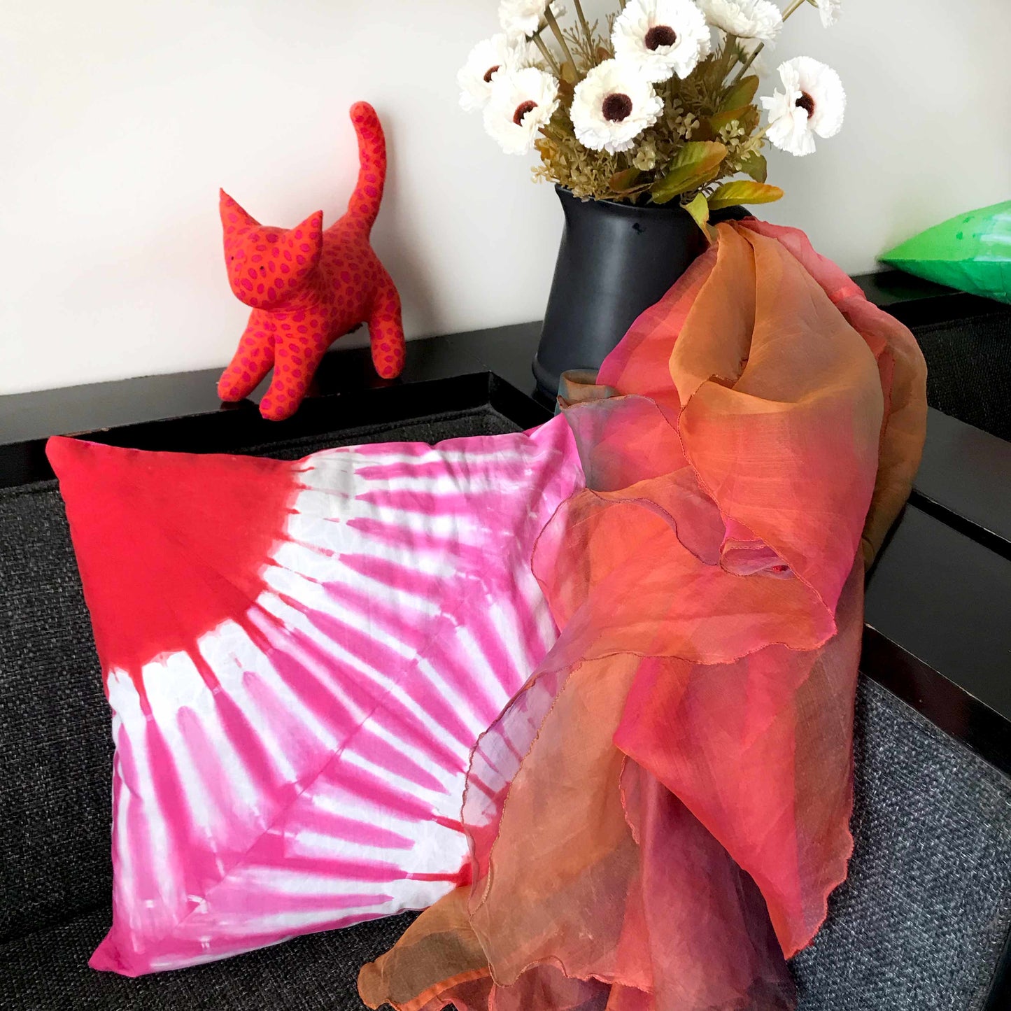 FLORA SHIBORI SHABANG 8-PIECE CUSHION COVER SET