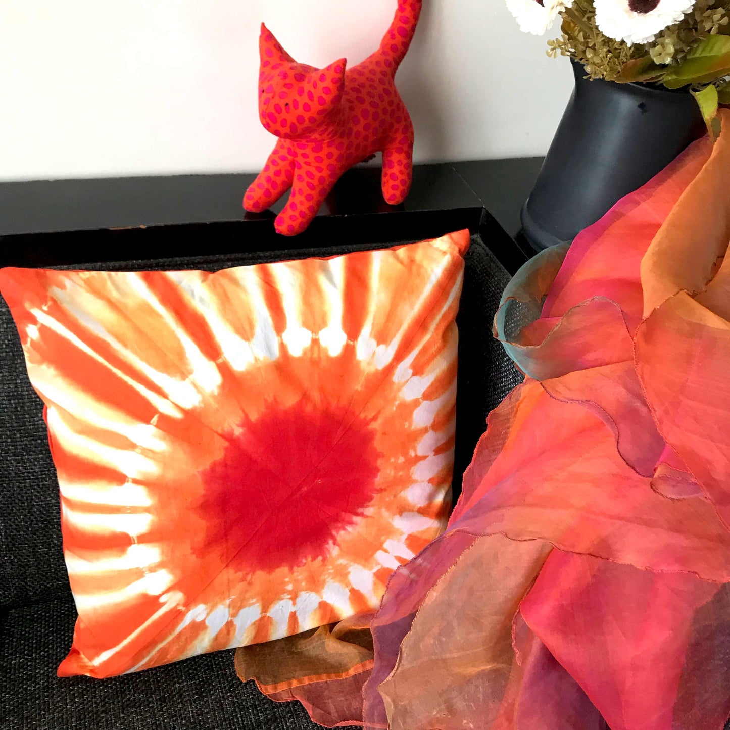 FLORA SHIBORI SHABANG 8-PIECE CUSHION COVER SET