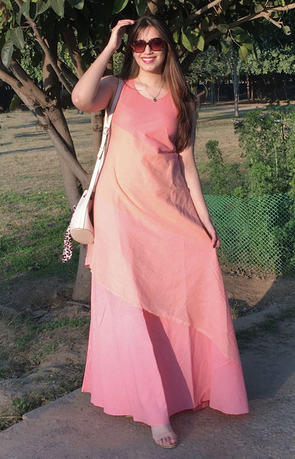 NATASHA LOVE ALWAYS HAND WOVEN COTTON DRESS