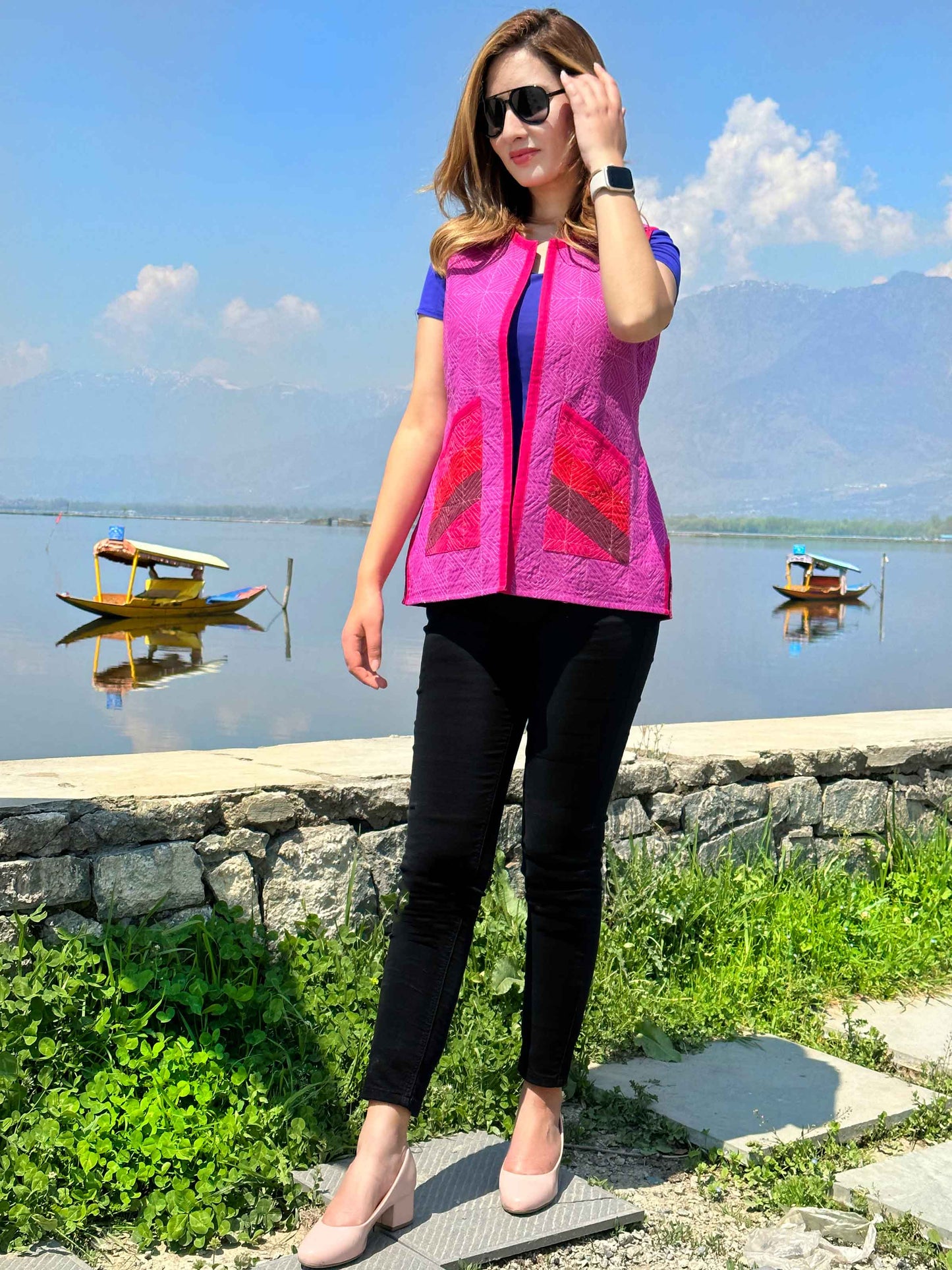 ELLA ENCHANTING KASHMIR HANDWOVEN COTTON JACKET