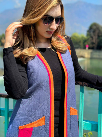 EMILY ENCHANTING KASHMIR HANDWOVEN COTTON JACKET
