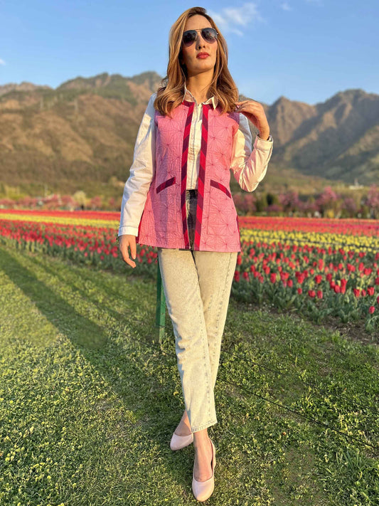 EDEN ENCHANTING KASHMIR HANDWOVEN COTTON JACKET