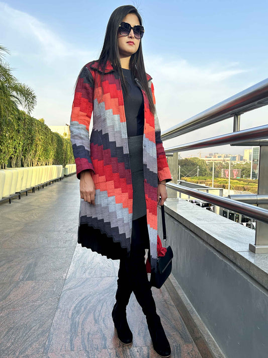 LENNY ROMANTIC RHAPSODY COTTON PATCHWORK QUILTED REVERSIBLE JACKET