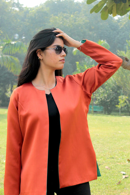 HEIDI SATIN SILK  REVERSIBLE BOLERO JACKET