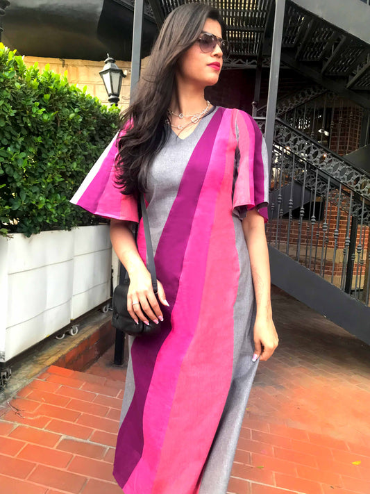 NIKITA LOVE ALWAYS HAND WOVEN COTTON DERBY DRESS
