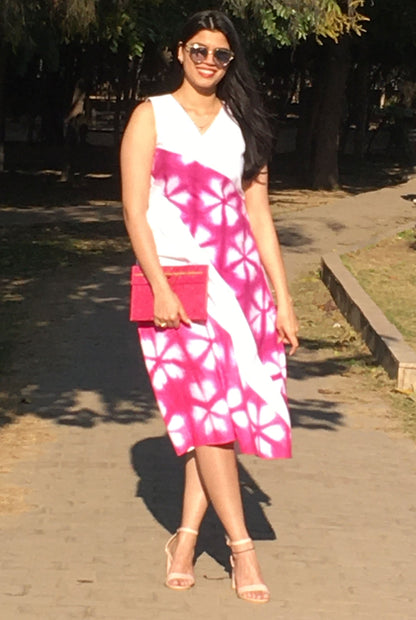NICOLE LOVE ALWAYS HAND WOVEN COTTON DERBY DRESS
