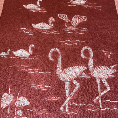 LEWIS POETRY IN NATURE NUI SHIBORI OMBRE QUILTED BEDCOVER SET