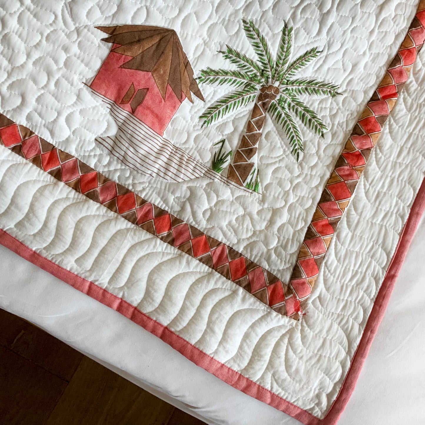 NOLAN NAUTICAL PANORAMA 6 PIECE QUILTED BEDCOVER SET
