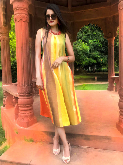 FANNIE FESTIVE FLAMBOYANCE ORGANZA DRESS