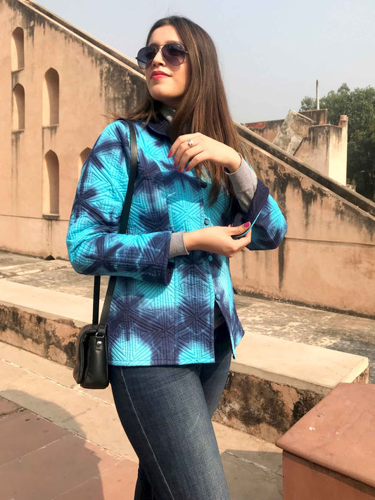 HARLEEN KYOTO SHIBORI QUILTED JACKET